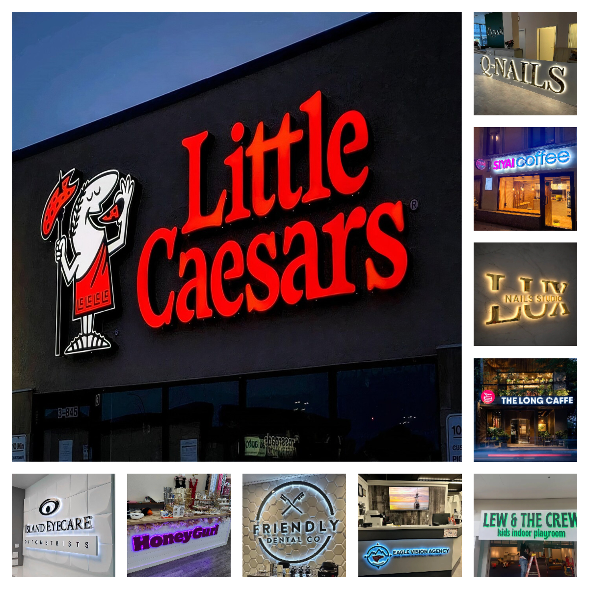 Custom 3D Metal Backlit Sign l – обзор и цена Lighting Decor Company