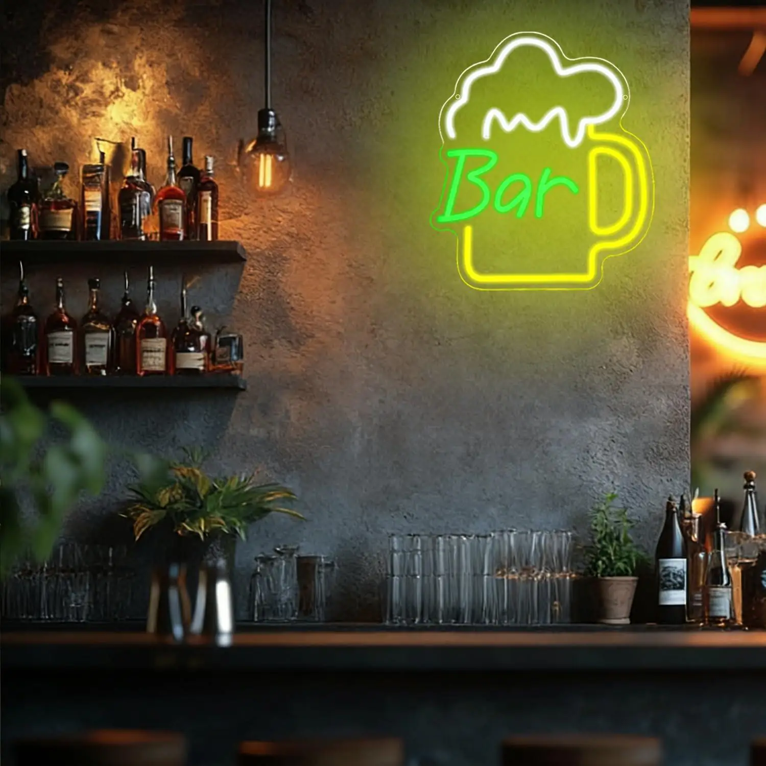 Beer Bar Neon Sign USB Dimmabl – обзор и цена Kitchen Decor Lighting