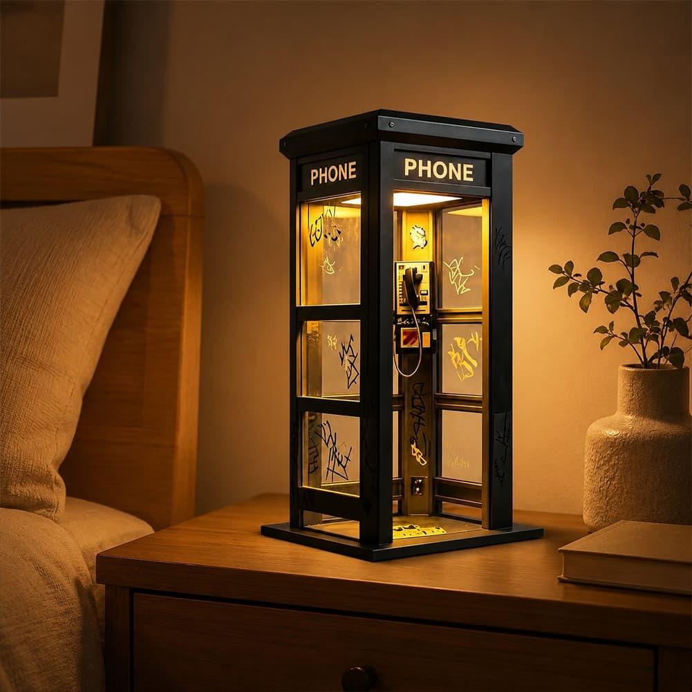 Vintage London Telephone Booth – обзор и цена Lighting Decor Home