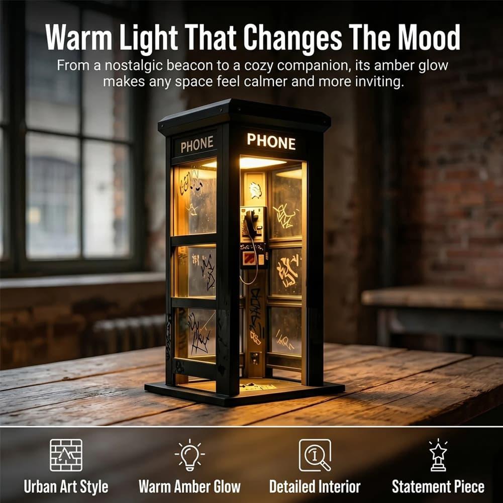 Vintage London Telephone Booth – обзор и цена Lighting Decor Home