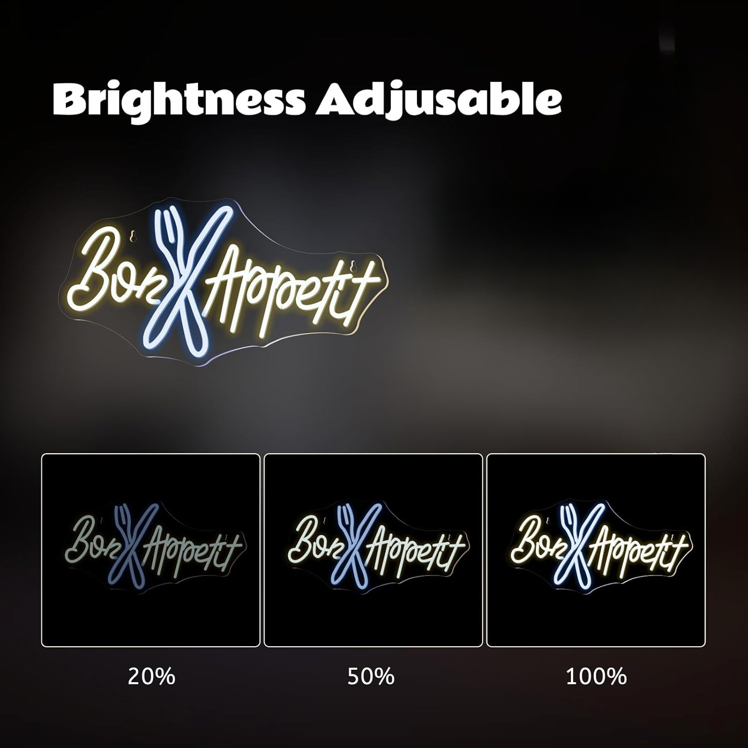 Bon Appétit Neon Sign Good App – обзор и цена Lighting Decoration Ideas For Home