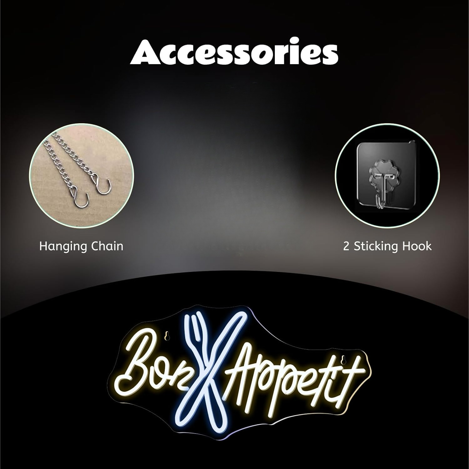 Bon Appétit Neon Sign Good App – обзор и цена Lighting Decoration Ideas For Home