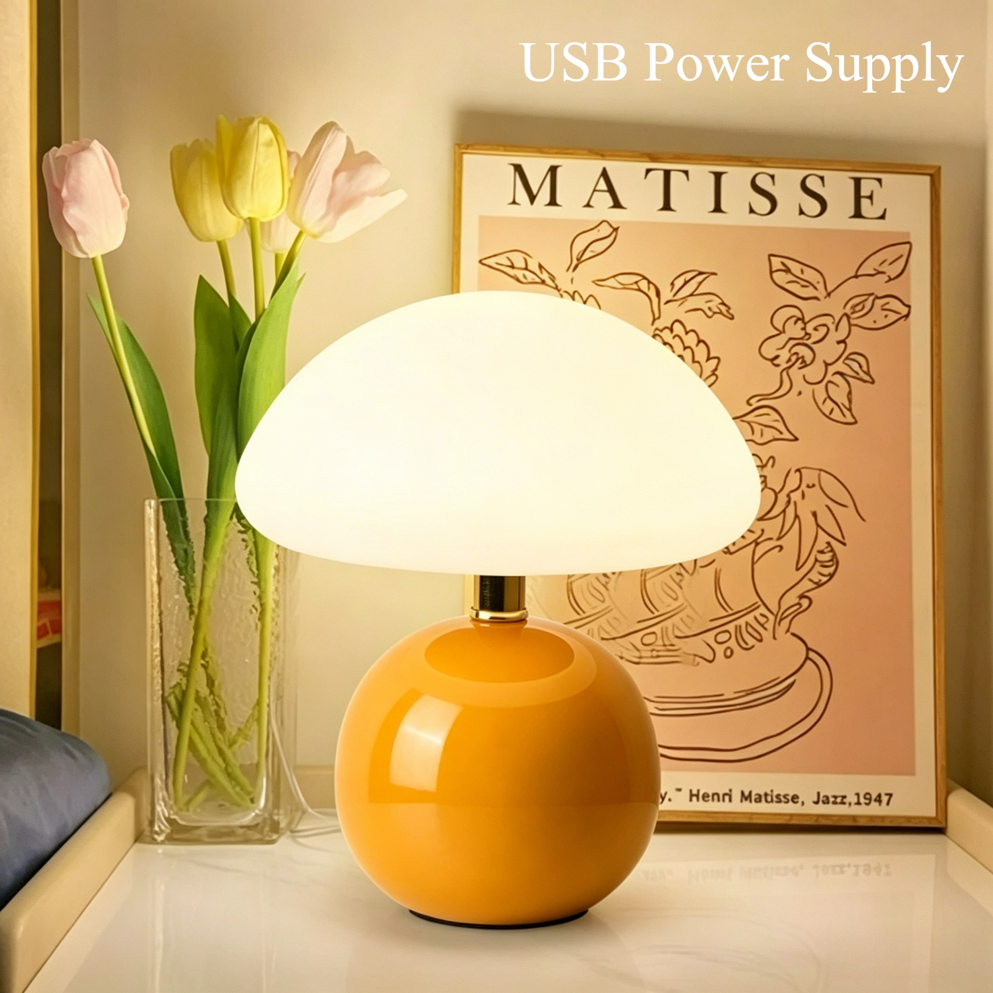 Cream Style Mushroom Table Lam – обзор и цена Mushroom Table Lamp