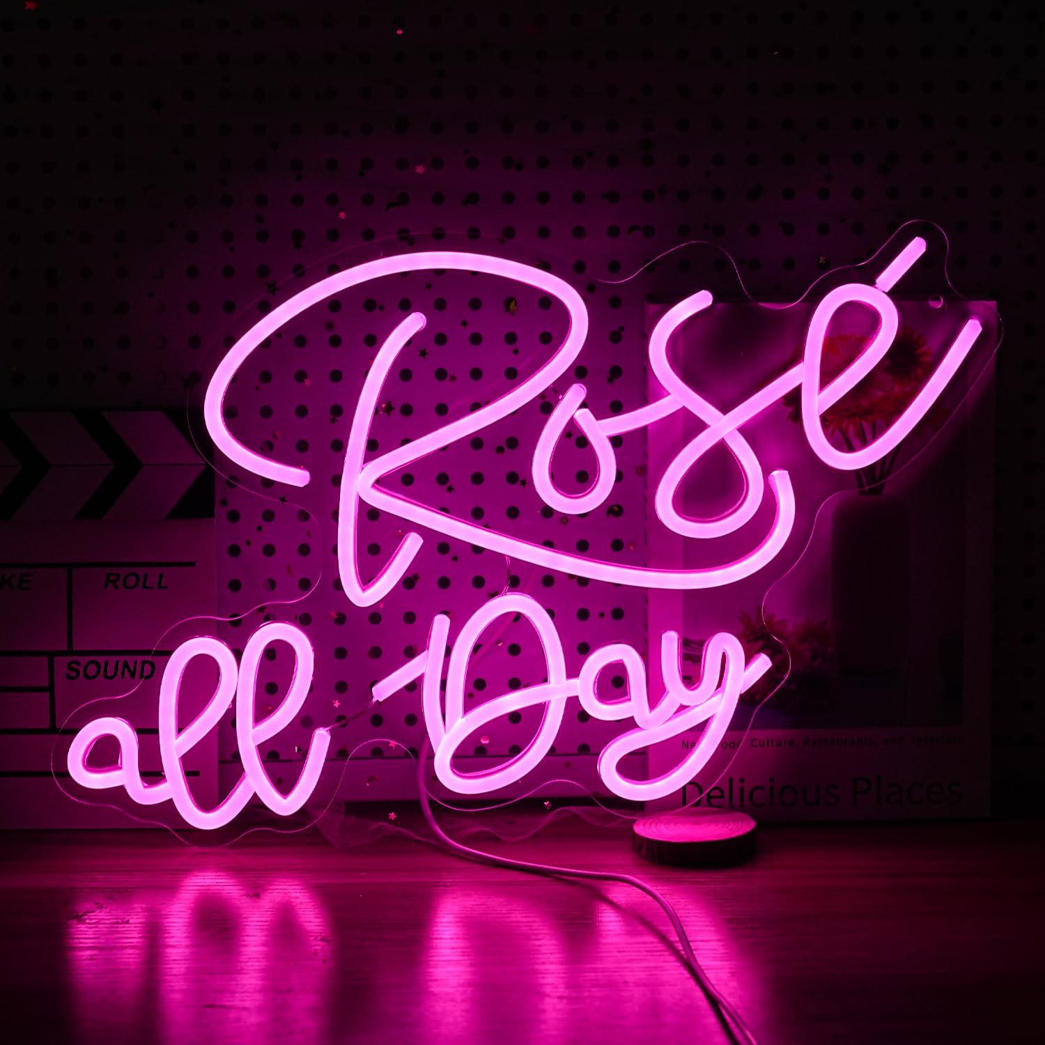 Rose All Day Neon Sign Dimmabl – обзор и цена Lighting Decor For Wedding