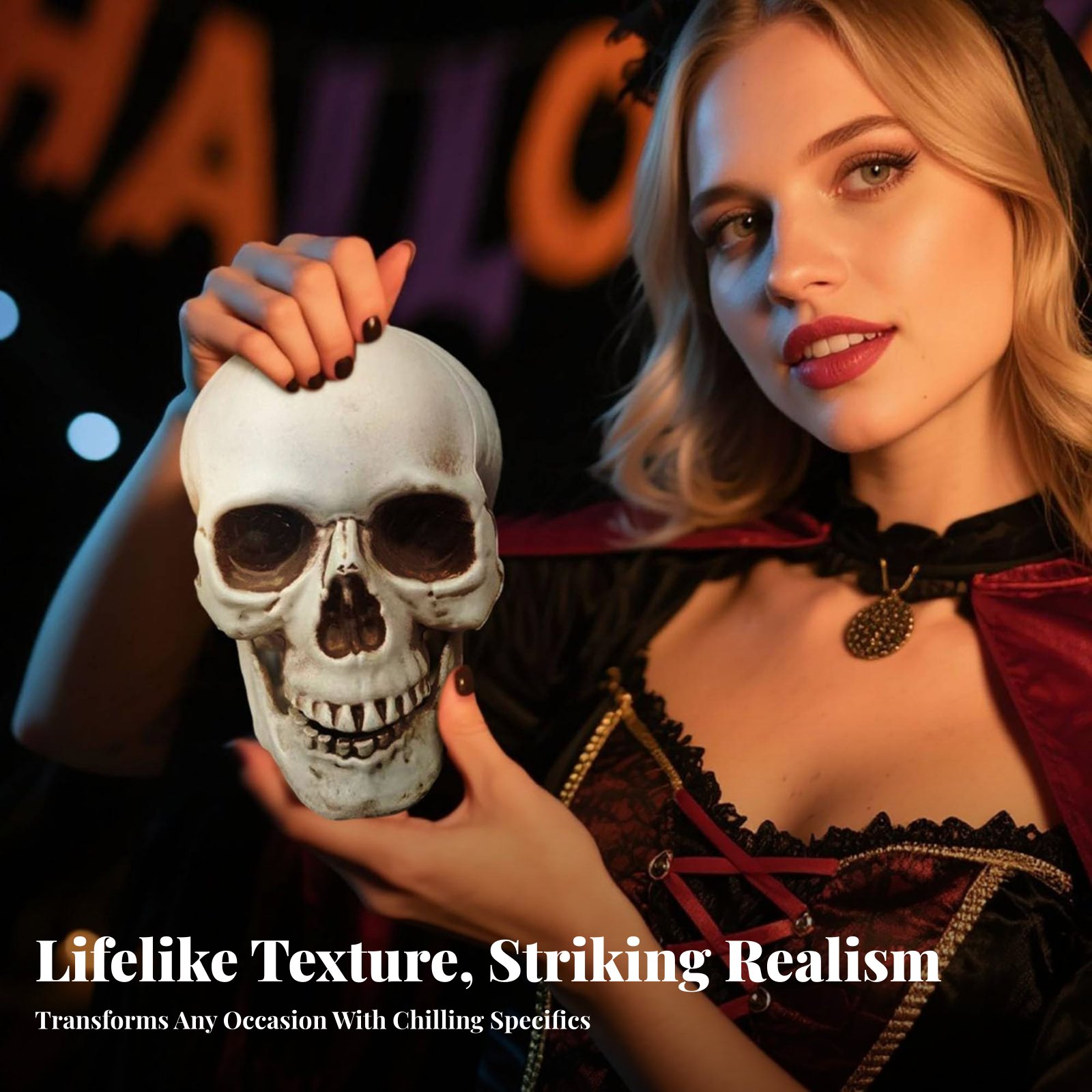 Realistic Skull Model Horror T – обзор и цена Lighting Decor Home