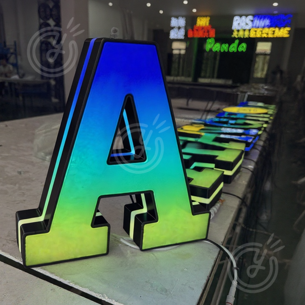Custom RGB Metal LED Sign Wall – обзор и цена Lighting Decor Company