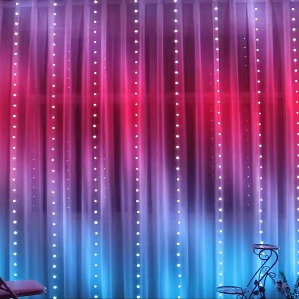3M RGB Smart LED Curtain Light – обзор и цена Lighting Decor For Wedding