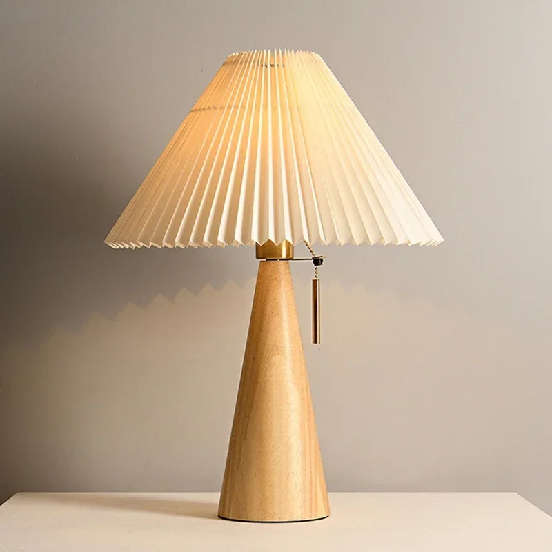 Retro Pleated Table Lamp Nordi – обзор и цена Lighting Decor Home
