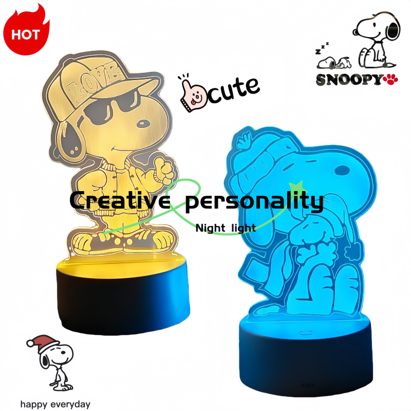 Snoopy Night Light Cute Cartoo – обзор и цена Lighting Decor Items