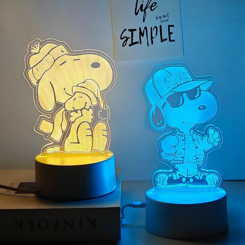 Snoopy Night Light Cute Cartoo – обзор и цена Lighting Decor Items