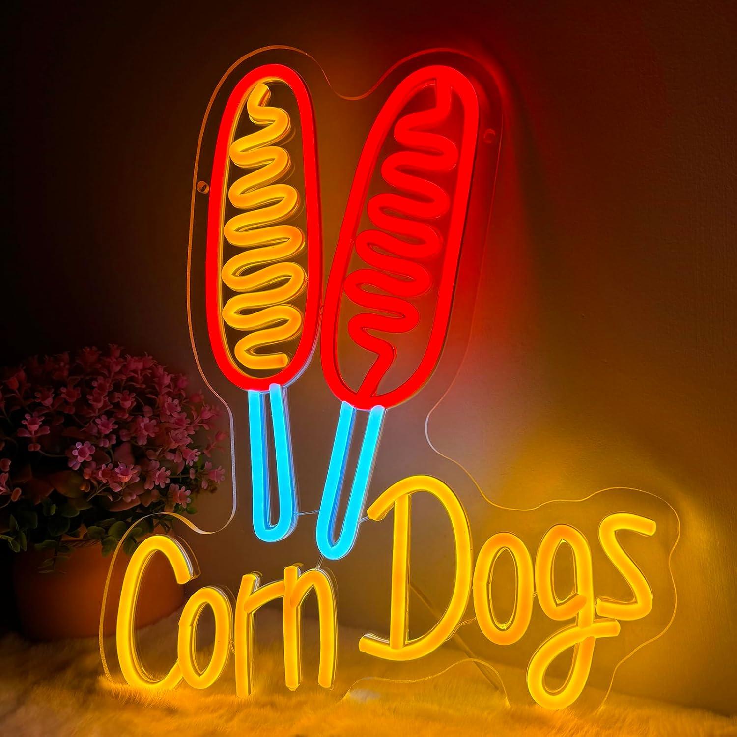 Corn Dog Neon Sign Snack USB D – обзор и цена Lighting Decor For Wedding
