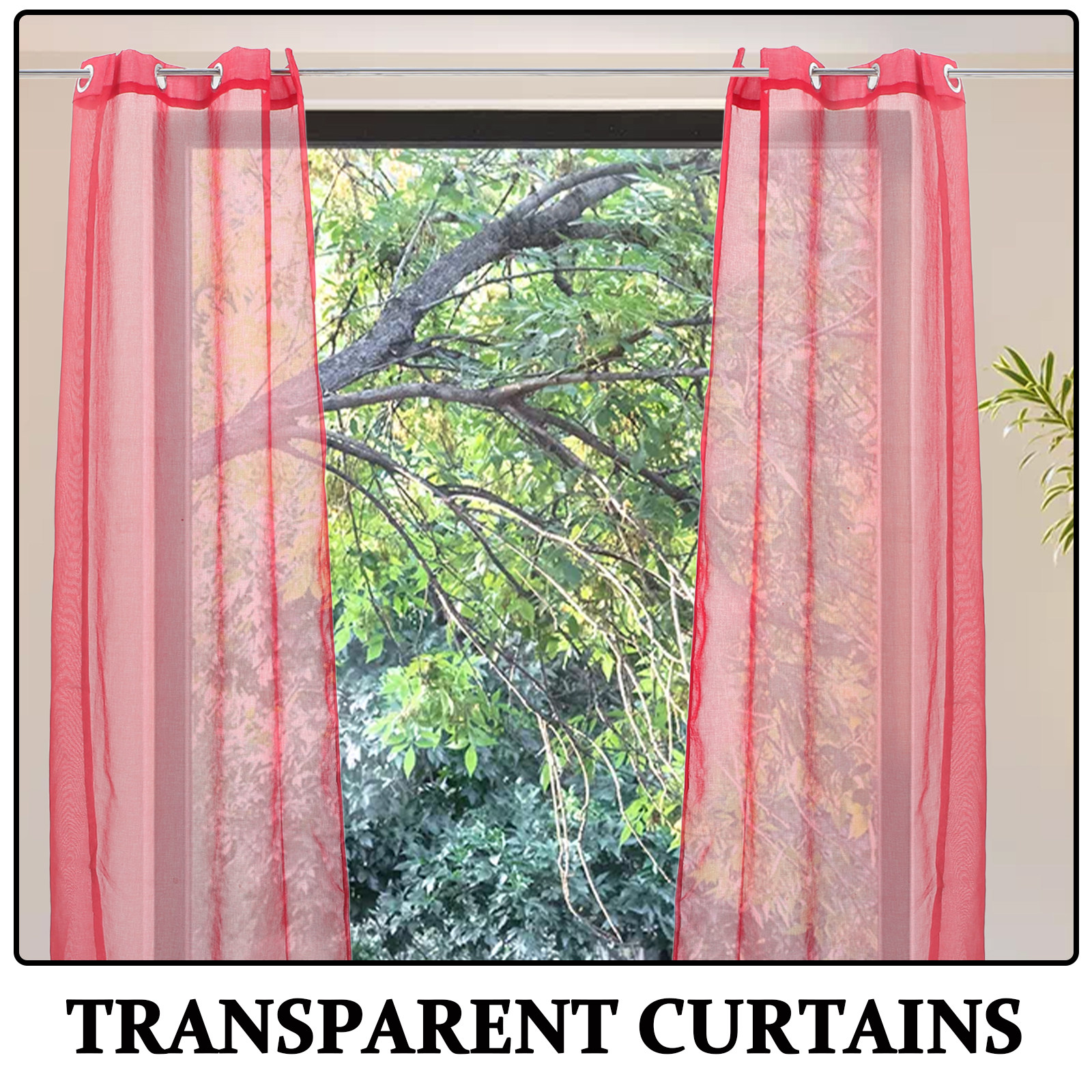 2Pcs Sheer Christmas Curtains  – обзор и цена Kitchen Decor Lighting