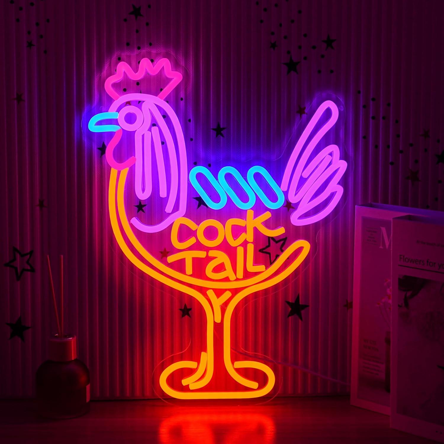 Cocktail Neon Sign USB Dimmabl – обзор и цена Kitchen Decor Lighting