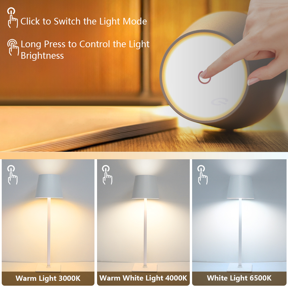 LED Rechargeable Desk Light Wi – обзор и цена Up Lighting Decor
