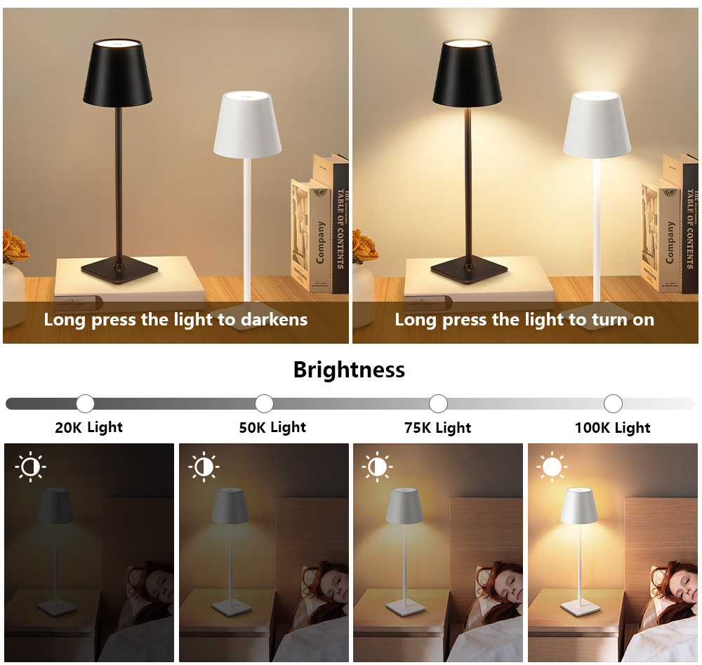LED Rechargeable Desk Light Wi – обзор и цена Up Lighting Decor