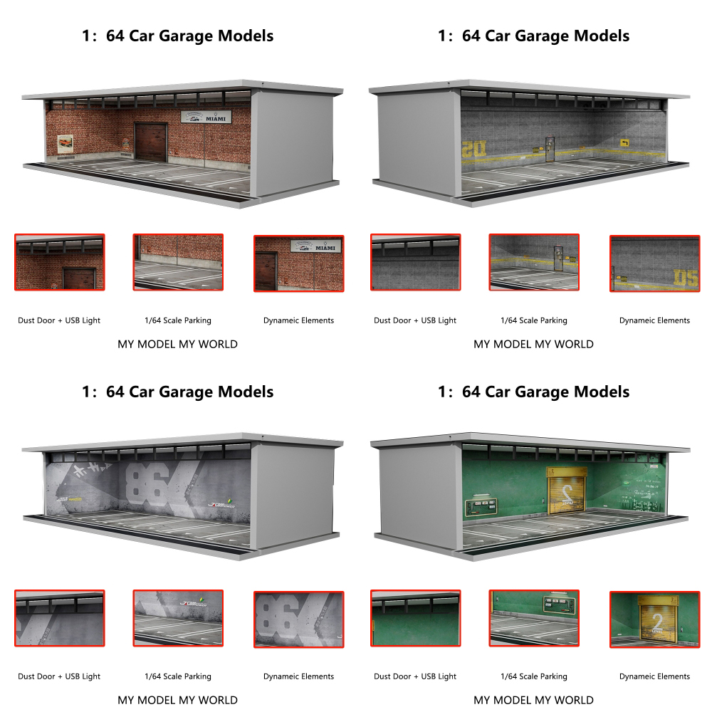 More Art 1/64 Car Garage Diora – обзор и цена Lighting Decor And More