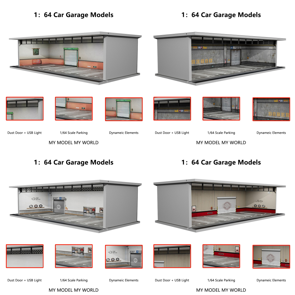 More Art 1/64 Car Garage Diora – обзор и цена Lighting Decor And More